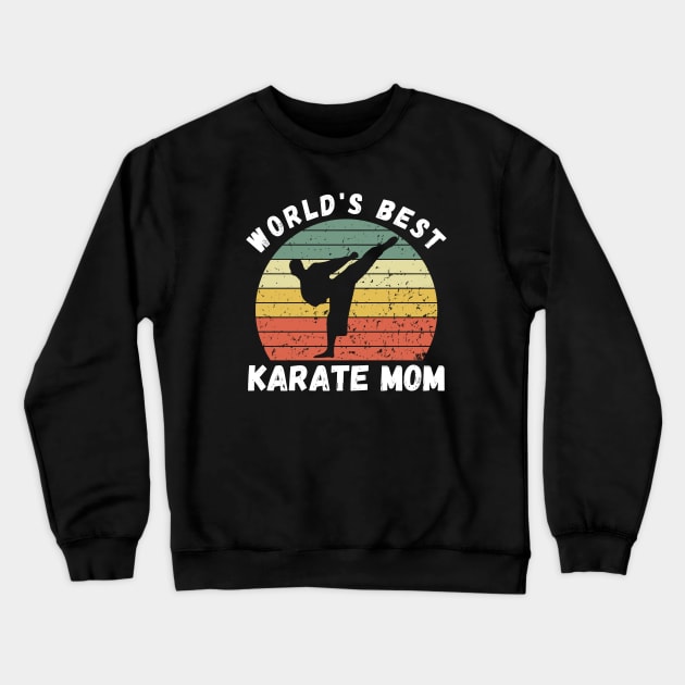 Karate Mom Crewneck Sweatshirt by footballomatic